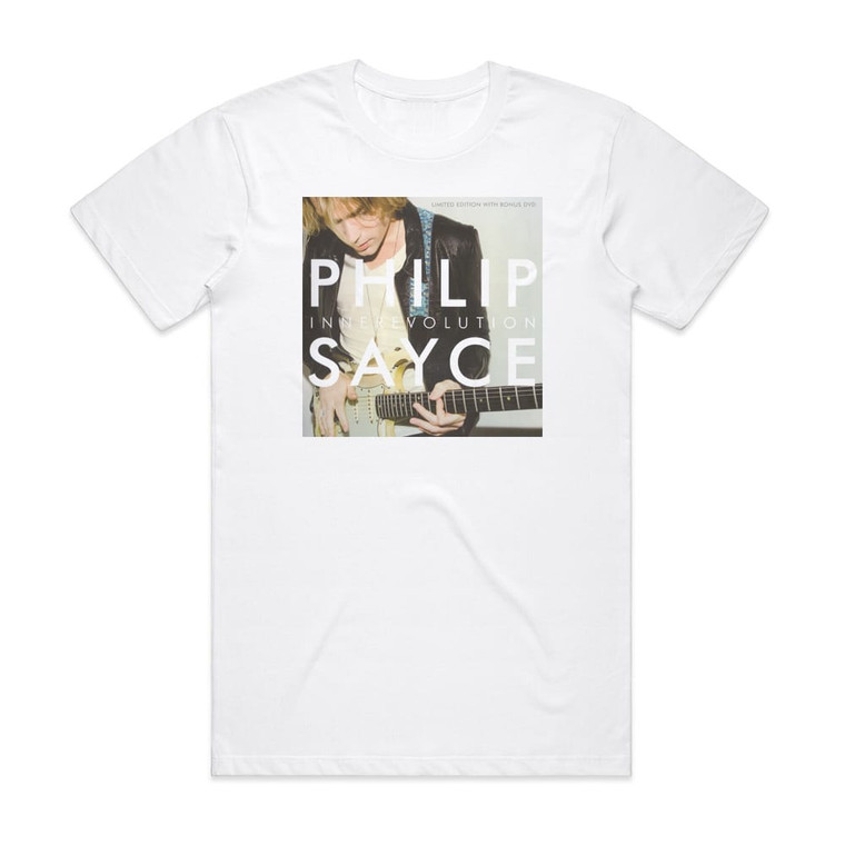 Philip Sayce Innerevolution Album Cover T-Shirt White
