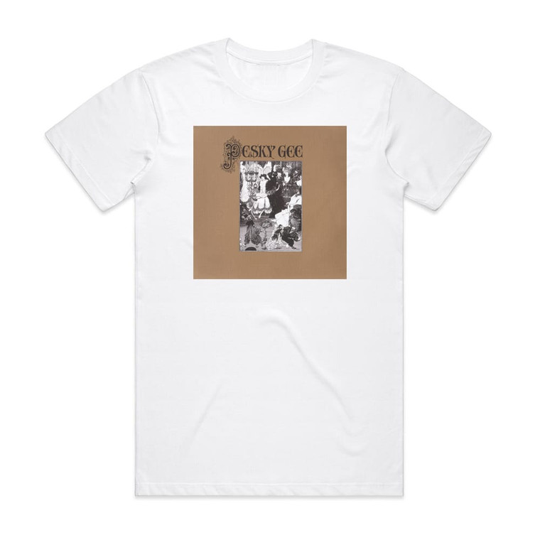 Pesky Gee Exclamation Mark Album Cover T-Shirt White