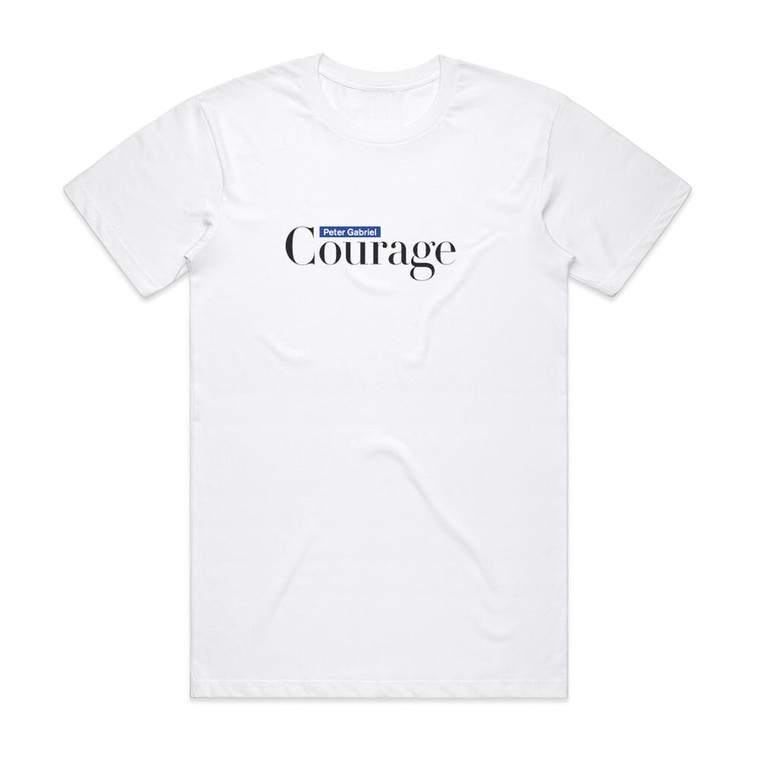 Peter Gabriel Courage Album Cover T-Shirt White