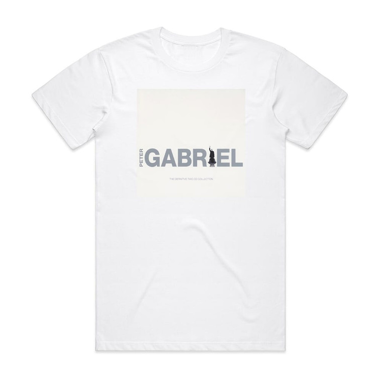 Peter Gabriel Hit Album Cover T-Shirt White