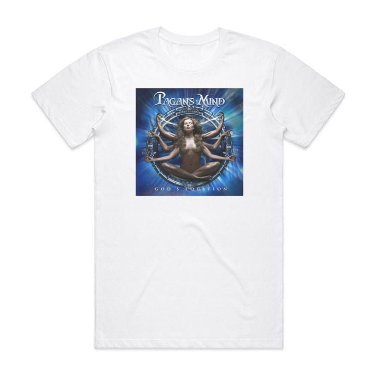 Pagans Mind Gods Equation Bonus Disc Album Cover T-Shirt White