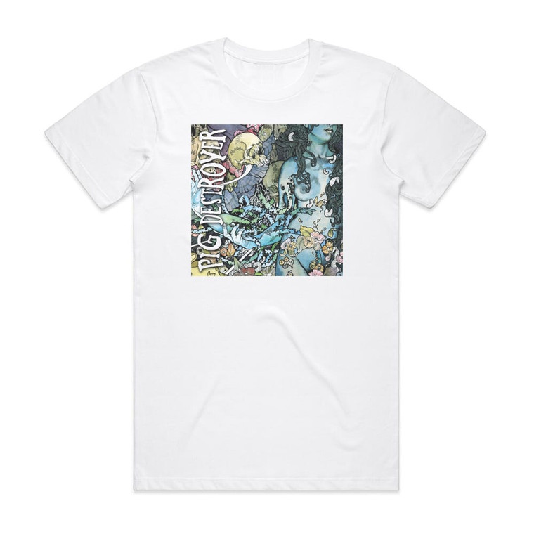 Pig Destroyer Phantom Limb 1 Album Cover T-Shirt White