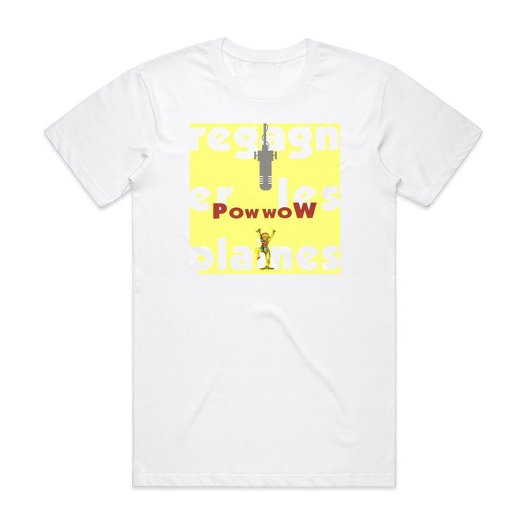 Pow woW Regagner Les Plaines Album Cover T-Shirt White