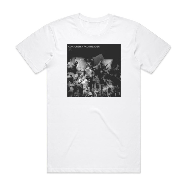 Palm Reader Conjurer X Palm Reader Album Cover T-Shirt White