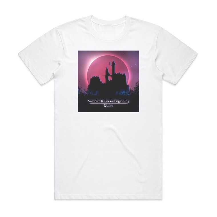 Qumu Vampire Killer From Castlevania Beginning From Castlevania Album Cover T-Shirt White