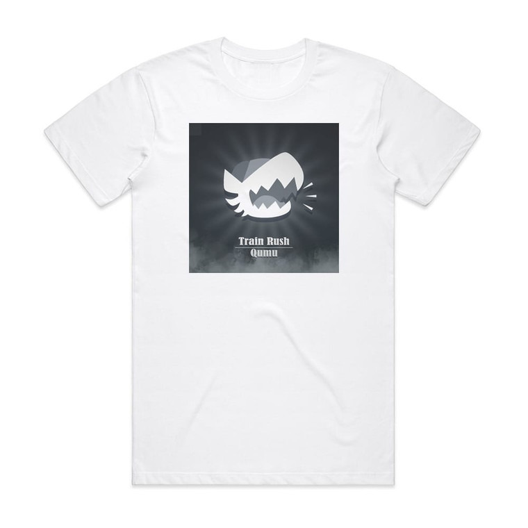 Qumu Train Rush Album Cover T-Shirt White