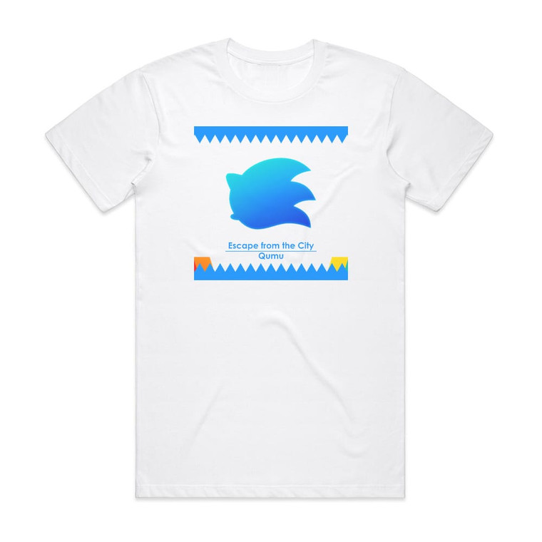 Qumu Escape From The City From Sonic Adventure 2 Album Cover T-Shirt White