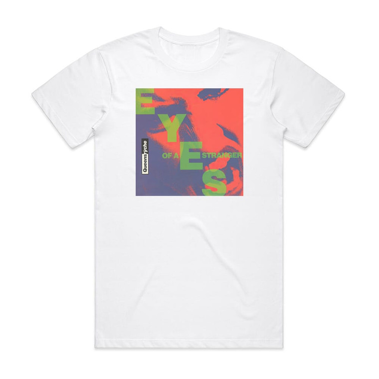 Queensryche Eyes Of A Stranger Album Cover T-Shirt White