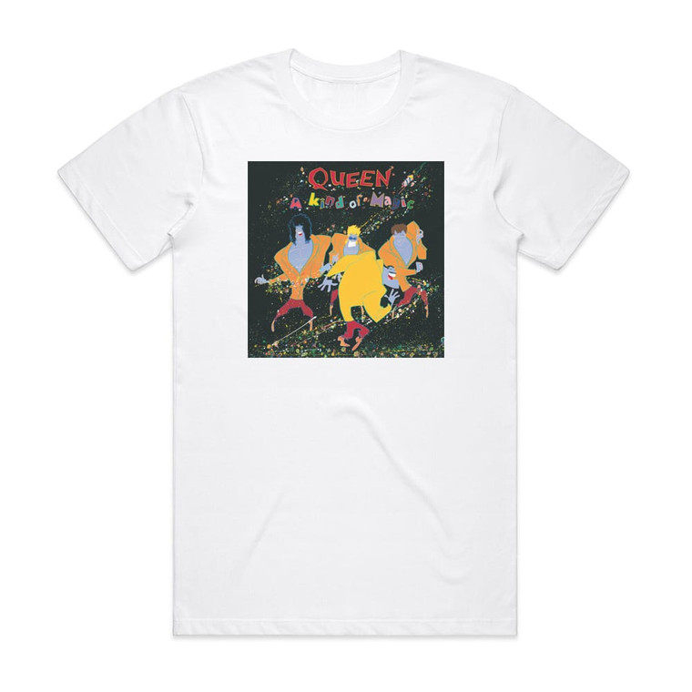 Queen A Kind Of Magic 2 Album Cover T-Shirt White