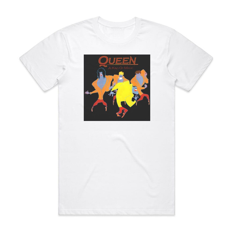 Queen A Kind Of Magic 3 Album Cover T-Shirt White