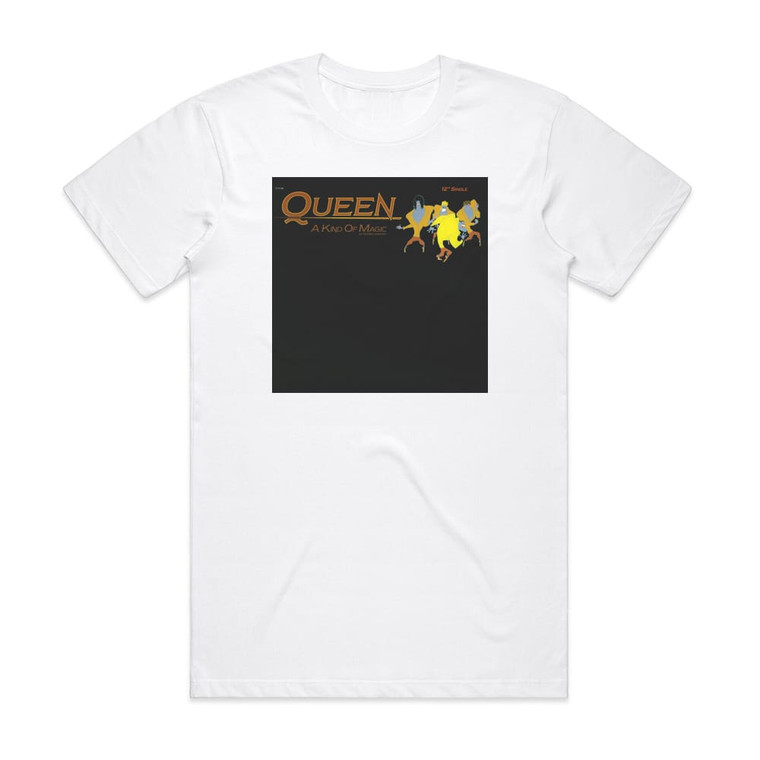 Queen A Kind Of Magic Album Cover T-Shirt White