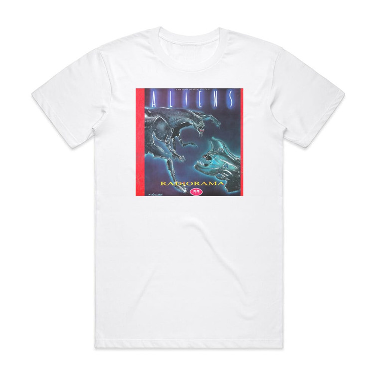 Radiorama Aliens Album Cover T-Shirt White