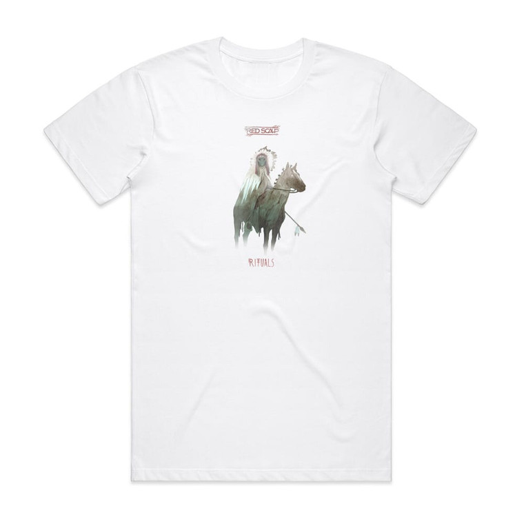 Red Scalp Rituals Album Cover T-Shirt White