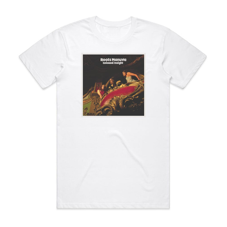 Roots Manuva Colossal Insight Album Cover T-Shirt White