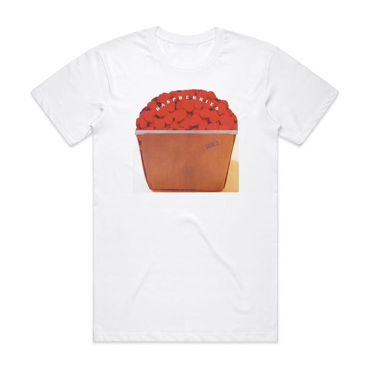 Raspberries Side 3 Album Cover T-Shirt White