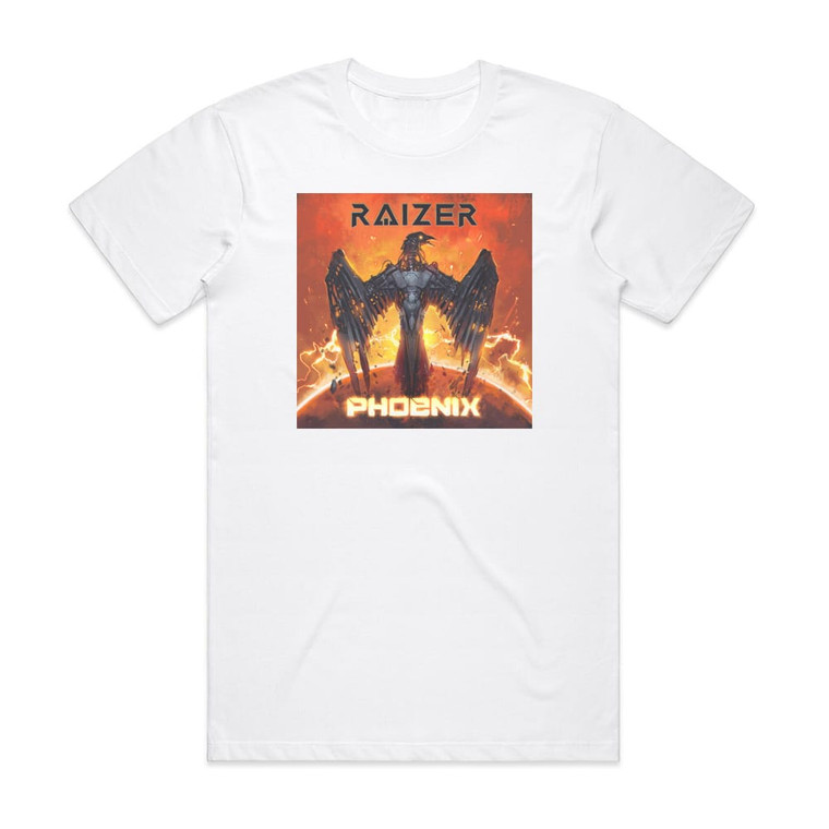 Raizer Phoenix Album Cover T-Shirt White