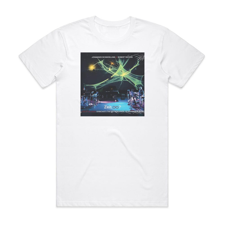 Robert Waters Zeit Album Cover T-Shirt White