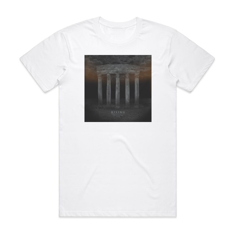 Rising To Solemn Ash Album Cover T-Shirt White