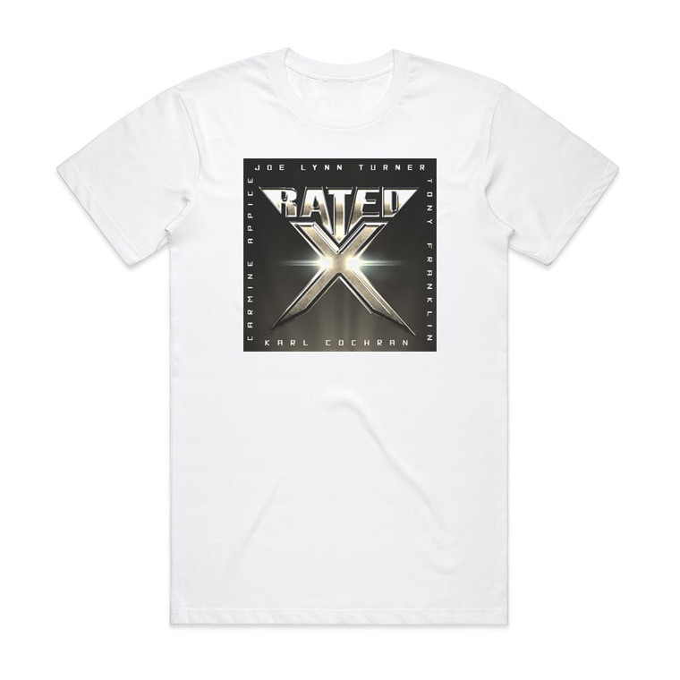 Rated X Rated X Album Cover T-Shirt White