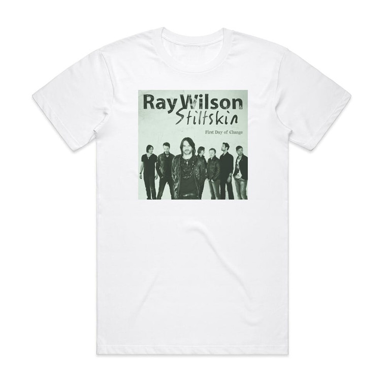 Ray Wilson First Day Of Change Album Cover T-Shirt White