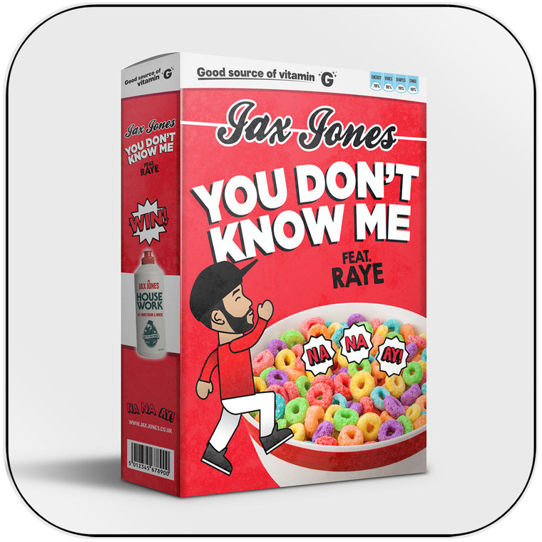 Jax Jones You Dont Know Me Album Cover Sticker