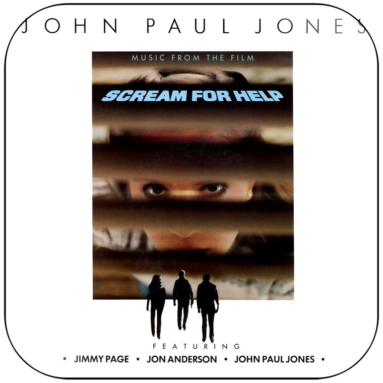 John Paul Jones Scream For Help Album Cover Sticker