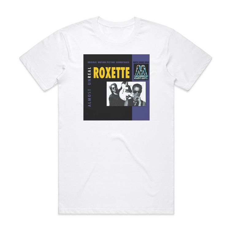 Roxette Almost Unreal Album Cover T-Shirt White