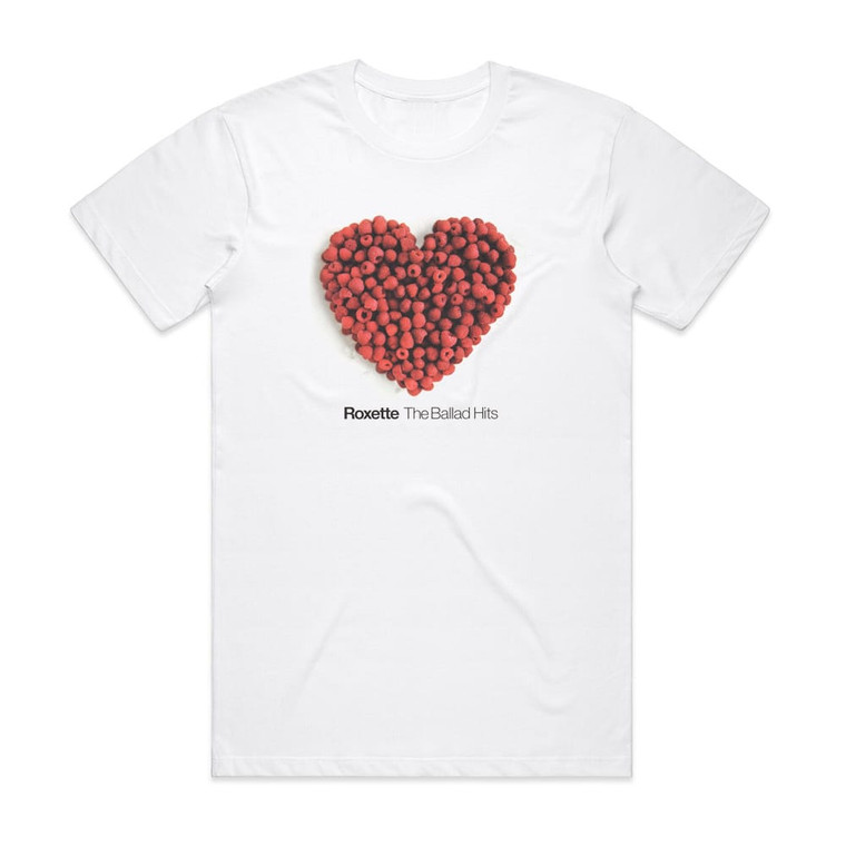 Roxette The Ballad Hits Album Cover T-Shirt White