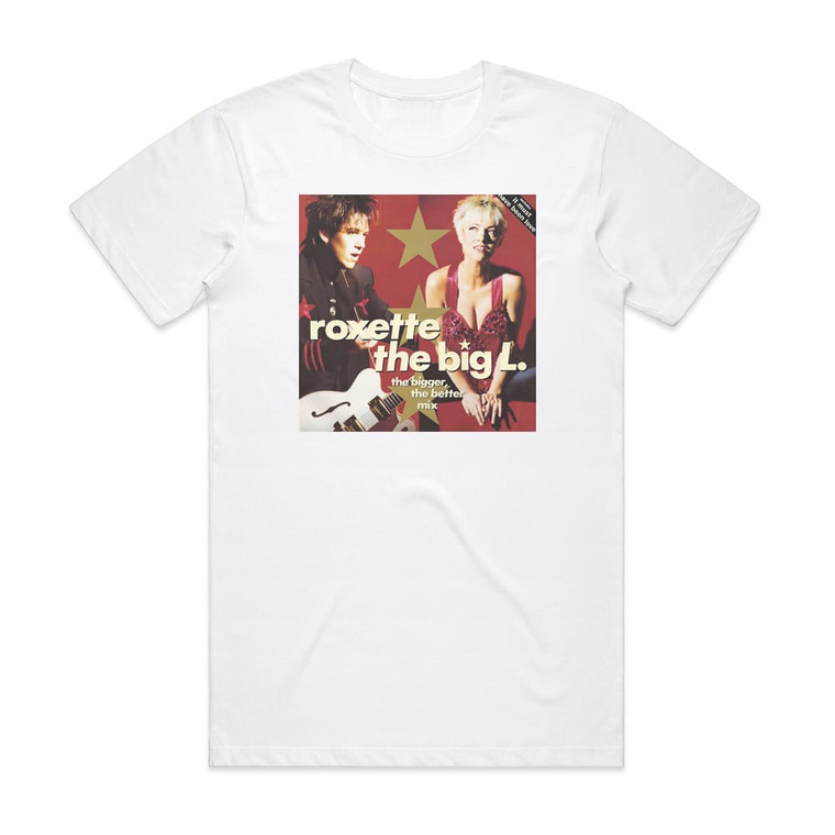 Roxette The Big L 1 Album Cover T-Shirt White