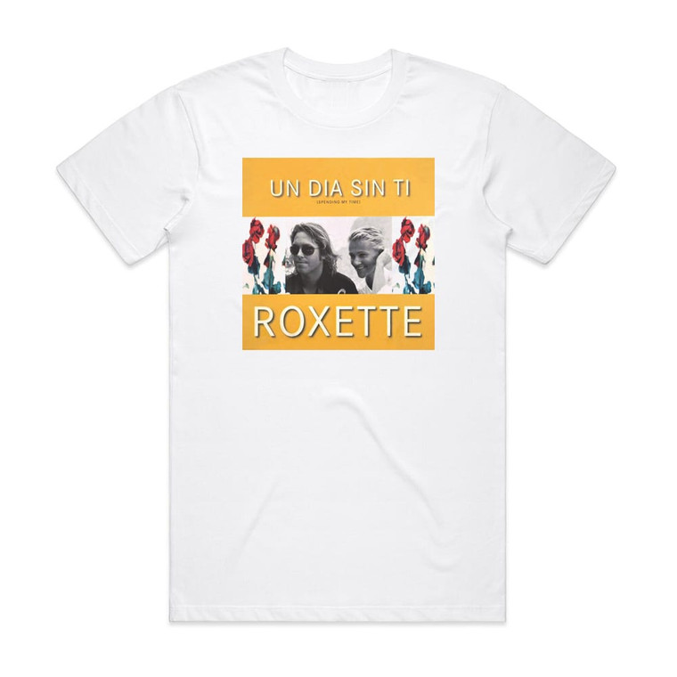 Roxette Spending My Time Album Cover T-Shirt White