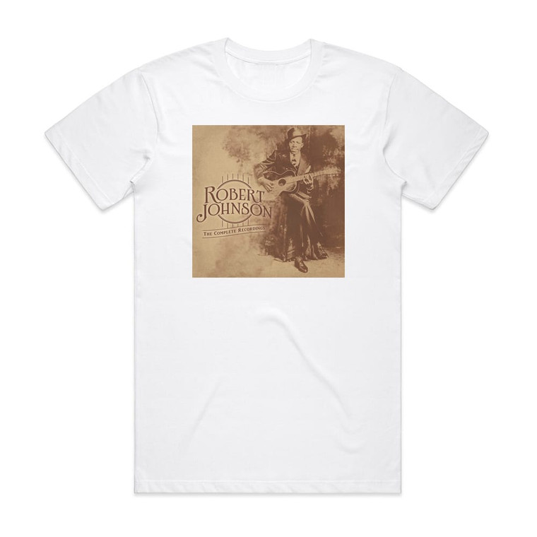 Robert Johnson The Centennial Collection Album Cover T-Shirt White