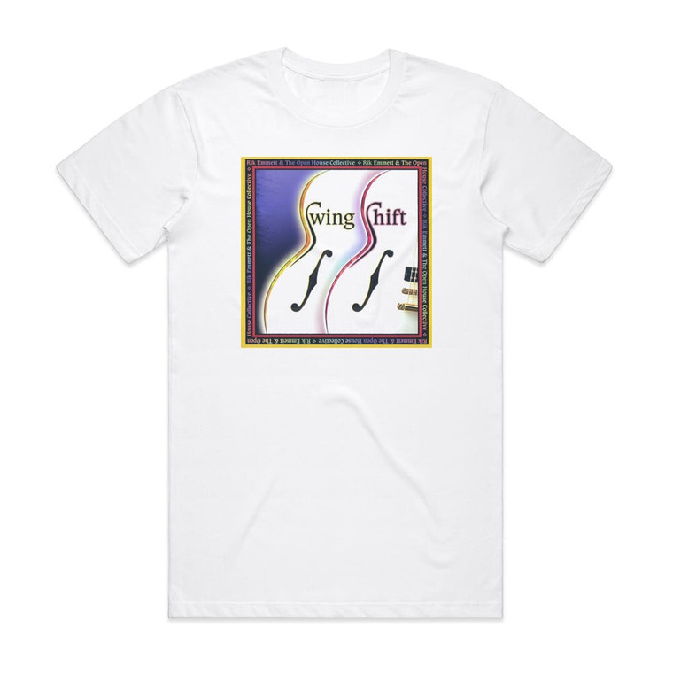 Rik Emmett Swing Shift Album Cover T-Shirt White
