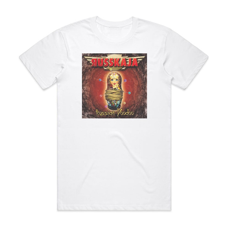 Russkaja Russian Voodoo Album Cover T-Shirt White