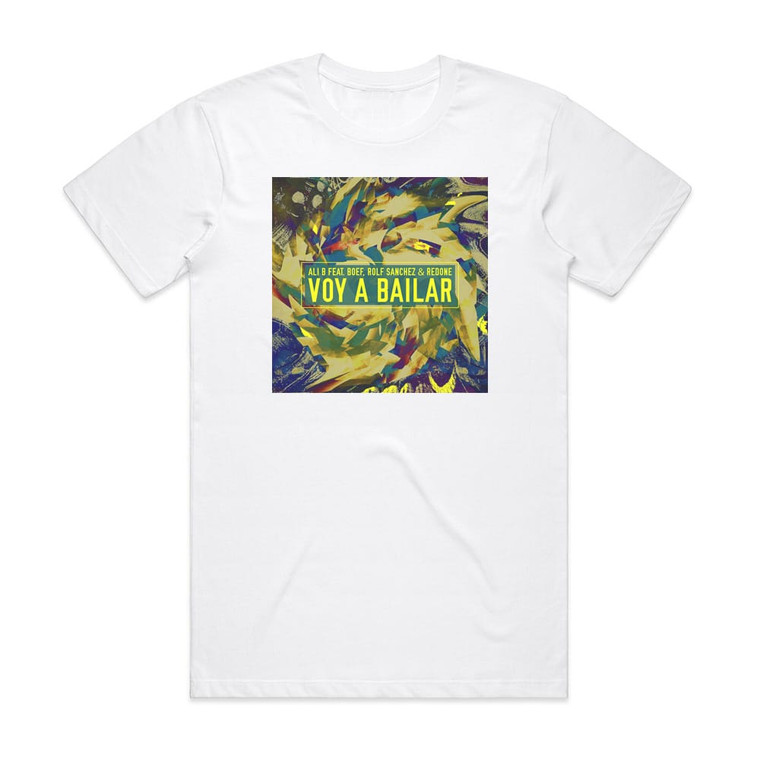 Rolf Sanchez Voy A Bailar Album Cover T-Shirt White