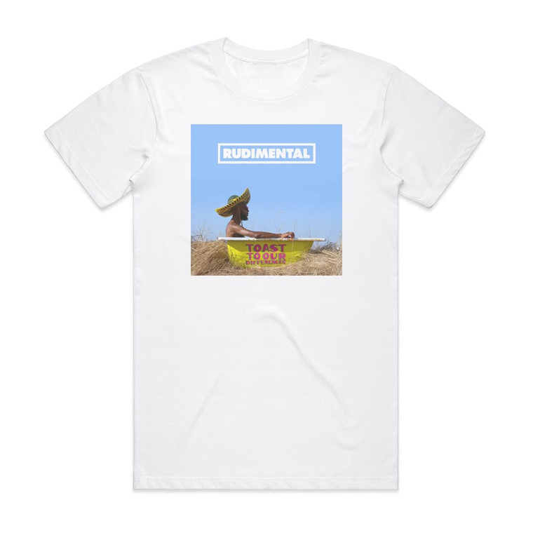 Rudimental Toast To Our Differences Album Cover T-Shirt White Rudimental Toast To Our Differences Album Cover T-Shirt White