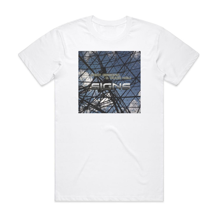 Ruud Heij Signs Album Cover T-Shirt White