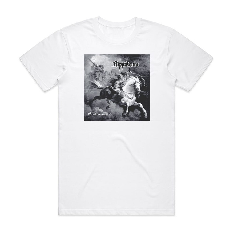Rippikoulu Musta Seremonia Album Cover T-Shirt White