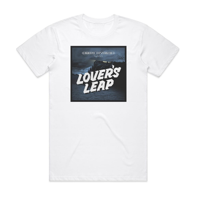Reno Divorce Lovers Leap Album Cover T-Shirt White