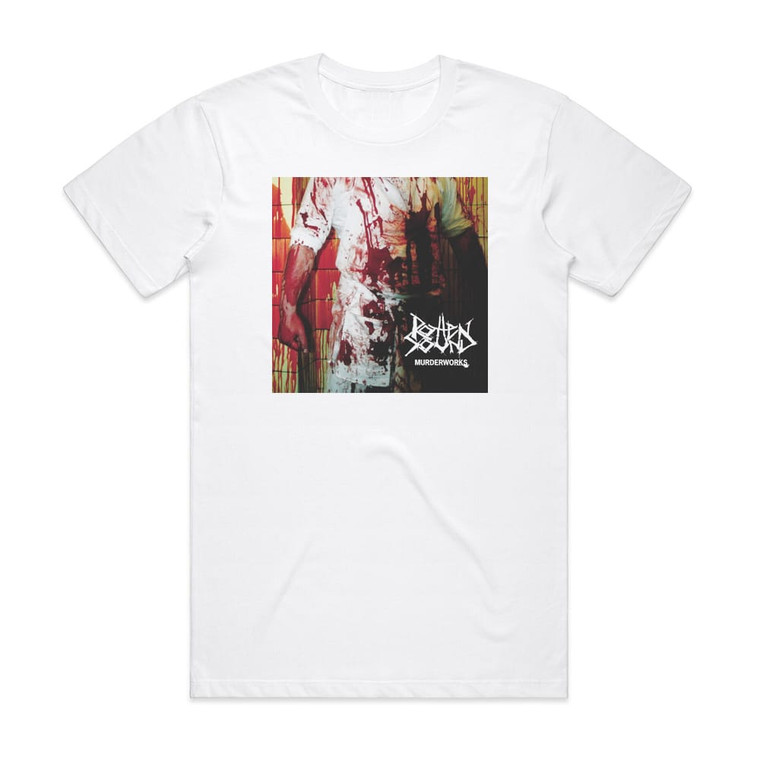 Rotten Sound Murderworks Album Cover T-Shirt White