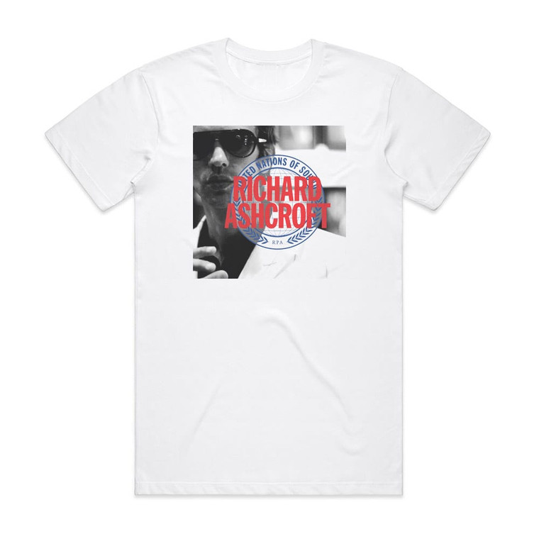 Richard Ashcroft United Nations Of Sound 1 Album Cover T-Shirt White