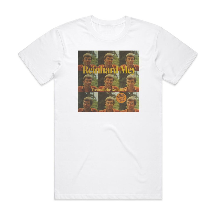 Reinhard Mey Freundliche Gesichter Album Cover T-Shirt White