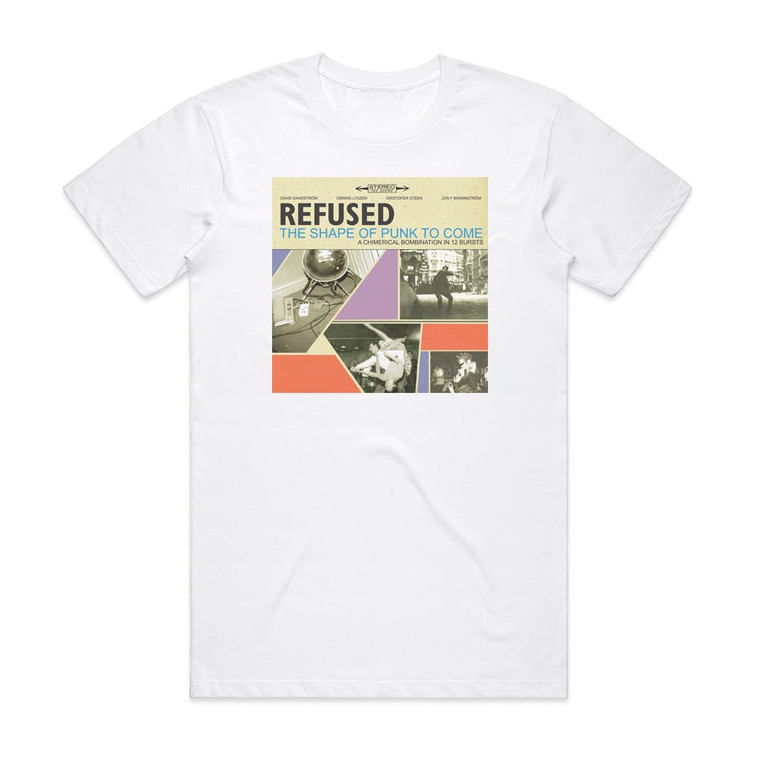 Refused The Shape Of Punk To Come Album Cover T-Shirt White