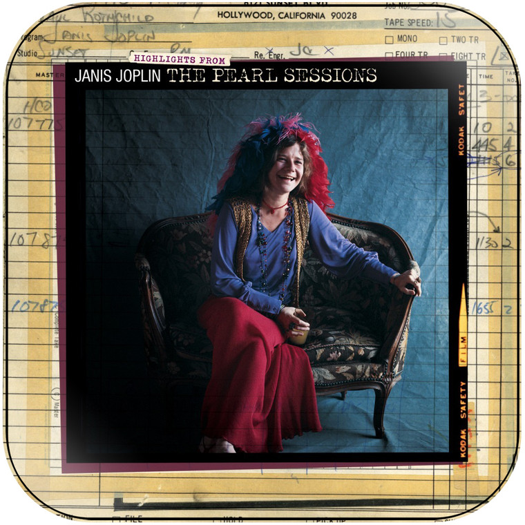 Janis Joplin The Pearl Sessions Album Cover Sticker