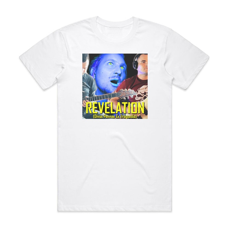 Rob Lundgren Revelation Divus Pennae Ex Tragoedia Album Cover T-Shirt White