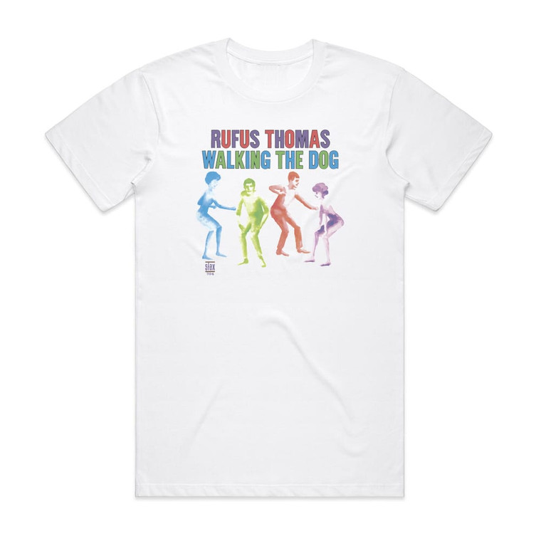 Rufus Thomas Walking The Dog Album Cover T-Shirt White