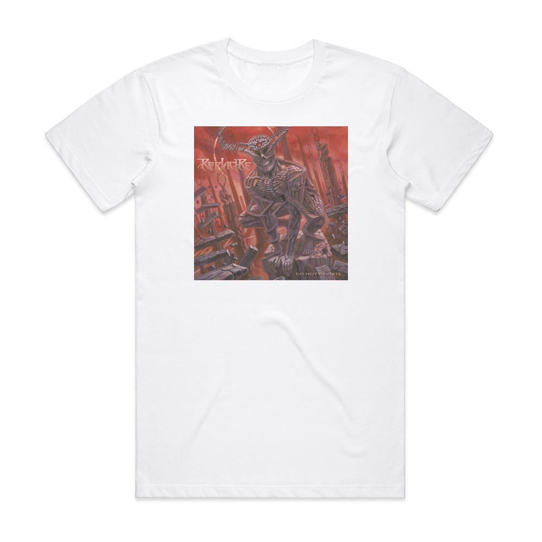 Replacire Do Not Deviate Album Cover T-Shirt White