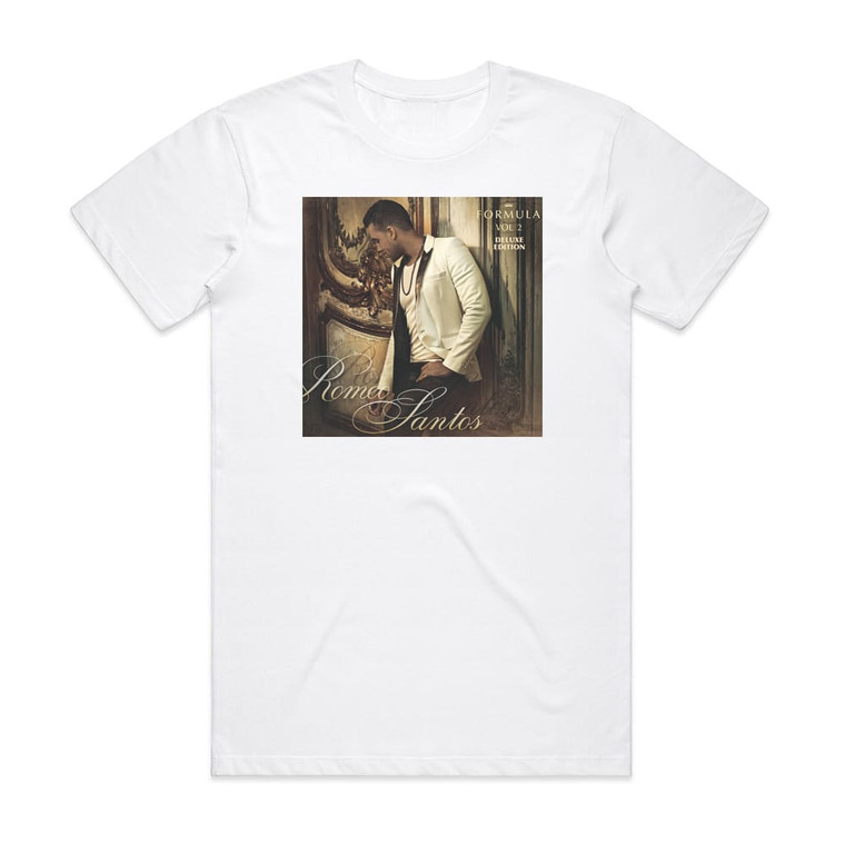 Romeo Santos Formula Vol 2 Album Cover T-Shirt White
