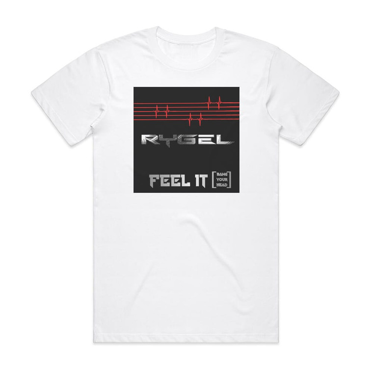 Rygel Feel It Bang Your Head Album Cover T-Shirt White
