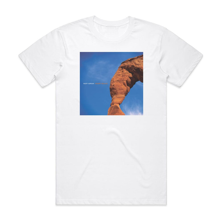 Rudy Adrian Desert Realms Album Cover T-Shirt White