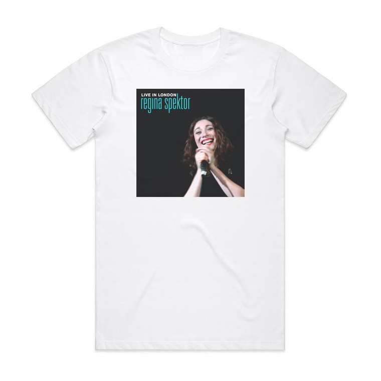 Regina Spektor Live In London 1 Album Cover T-Shirt White